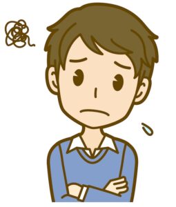 悩む