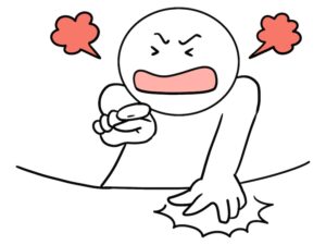 怒鳴る